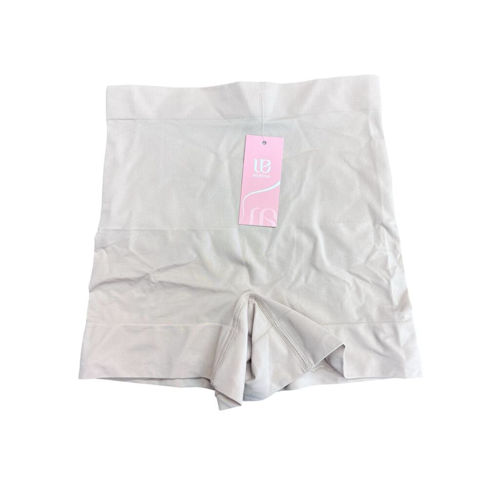Werena Shapewear Shorts Womens Size Small Beige Seamless Tummy Control